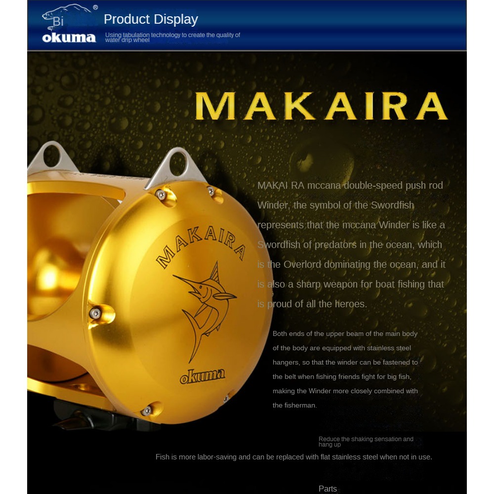 Carrete de pesca Okuma MAK AIR - Penn Reel Battle reseña y precio